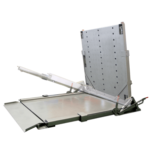 Stainless steel lift-up drive-in platform weighing scale